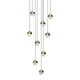 Sonneman - 2916.14-SML - LED Pendant - Grapes - Brass