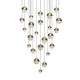 Sonneman - 2918.14-AST - LED Pendant - Grapes - Brass Finish