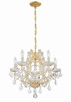 Maria Theresa Six Light Mini Chandelier (4405-GD-CL-MWP)