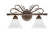 Toltec Lighting - 102-BRZ-312 - Two Light Bath Bar - Swan - Bronze