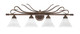 Toltec Lighting - 104-BRZ-312 - Four Light Bath Bar - Swan - Bronze