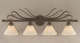 Toltec Lighting - 104-BRZ-7145 - Four Light Bath Bar - Swan - Bronze