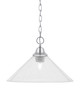 Toltec Lighting - 10-CH-308 - One Light Pendant - Chain - Chrome