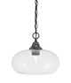 Toltec Lighting - 10-DG-206 - One Light Pendant - Chain - Dark Granite