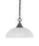 Toltec Lighting - 10-DG-540 - One Light Pendant - Chain - Dark Granite
