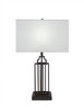 Toltec Lighting - 1111-DG - One Light Table Lamp - Sky Loft - Dark Granite