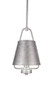Toltec Lighting - 1125-AS - One Light Mini Pendant - Sonora - Aged Silver
