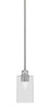 Toltec Lighting - 1151-BN-530 - One Light Mini Pendant - Edge - Brushed Nickel