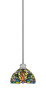 Toltec Lighting - 1151-BN-9905 - One Light Mini Pendant - Edge - Brushed Nickel