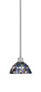 Toltec Lighting - 1151-BN-9955 - One Light Mini Pendant - Edge - Brushed Nickel