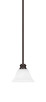 Toltec Lighting - 1151-ES-311 - One Light Mini Pendant - Edge - Espresso