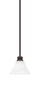 Toltec Lighting - 1151-ES-312 - One Light Mini Pendant - Edge - Espresso
