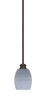 Toltec Lighting - 1151-ES-4022 - One Light Mini Pendant - Edge - Espresso