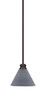 Toltec Lighting - 1151-ES-4052 - One Light Mini Pendant - Edge - Espresso