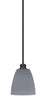 Toltec Lighting - 1151-ES-4072 - One Light Mini Pendant - Edge - Espresso