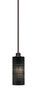 Toltec Lighting - 1151-ES-4099 - One Light Mini Pendant - Edge - Espresso