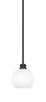 Toltec Lighting - 1151-ES-4101 - One Light Mini Pendant - Edge - Espresso