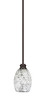 Toltec Lighting - 1151-ES-4165 - One Light Mini Pendant - Edge - Espresso