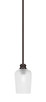 Toltec Lighting - 1151-ES-4250 - One Light Mini Pendant - Edge - Espresso