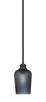 Toltec Lighting - 1151-ES-4252 - One Light Mini Pendant - Edge - Espresso