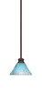 Toltec Lighting - 1151-ES-458 - One Light Mini Pendant - Edge - Espresso