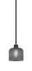 Toltec Lighting - 1151-ES-4612 - One Light Mini Pendant - Edge - Espresso