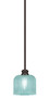 Toltec Lighting - 1151-ES-4615 - One Light Mini Pendant - Edge - Espresso