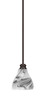 Toltec Lighting - 1151-ES-4769 - One Light Mini Pendant - Edge - Espresso