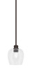Toltec Lighting - 1151-ES-4810 - One Light Mini Pendant - Edge - Espresso