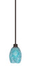 Toltec Lighting - 1151-ES-5055 - One Light Mini Pendant - Edge - Espresso