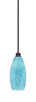 Toltec Lighting - 1151-ES-5065 - One Light Mini Pendant - Edge - Espresso