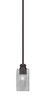 Toltec Lighting - 1151-ES-542 - One Light Mini Pendant - Edge - Espresso
