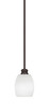Toltec Lighting - 1151-ES-615 - One Light Mini Pendant - Edge - Espresso