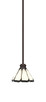 Toltec Lighting - 1151-ES-9125 - One Light Mini Pendant - Edge - Espresso