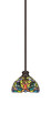 Toltec Lighting - 1151-ES-9905 - One Light Mini Pendant - Edge - Espresso
