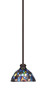 Toltec Lighting - 1151-ES-9955 - One Light Mini Pendant - Edge - Espresso