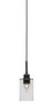 Toltec Lighting - 1152-ES-300 - One Light Mini Pendant - Edge - Espresso
