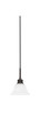 Toltec Lighting - 1152-ES-311 - One Light Mini Pendant - Edge - Espresso
