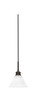 Toltec Lighting - 1152-ES-312 - One Light Mini Pendant - Edge - Espresso