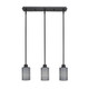 Toltec Lighting - 1153-ES-4062 - Three Light Linear Pendalier - Edge - Espresso