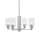 Toltec Lighting - 1154-BN-300 - Four Light Chandelier - Edge - Brushed Nickel