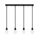 Toltec Lighting - 1156-ES-LED45C - LED Mini Pendant - Edge - Espresso