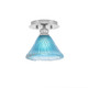 Toltec Lighting - 1160-BN-458 - One Light Semi-Flush Mount - Edge - Brushed Nickel