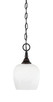 Toltec Lighting - 11-BC-4811 - One Light Mini Pendant - Chain - Black Copper