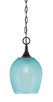 Toltec Lighting - 11-BC-4905 - One Light Mini Pendant - Chain - Black Copper