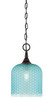 Toltec Lighting - 11-BC-4915 - One Light Mini Pendant - Chain - Black Copper