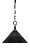Toltec Lighting - 11-MB-4009 - One Light Mini Pendant - Chain - Matte Black