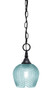 Toltec Lighting - 11-MB-4605 - One Light Mini Pendant - Chain - Matte Black