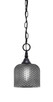 Toltec Lighting - 11-MB-4612 - One Light Mini Pendant - Chain - Matte Black