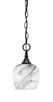 Toltec Lighting - 11-MB-4819 - One Light Mini Pendant - Chain - Matte Black